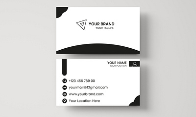 Business card agency branding business business card design graphic design