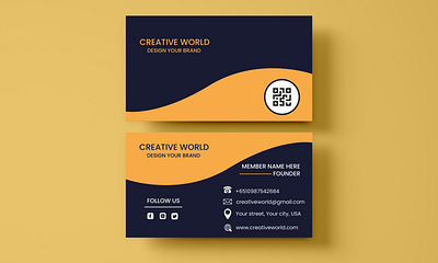 Company Business card design agency branding business business card company design graphic design