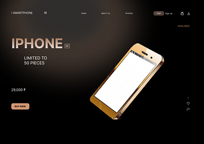 Iphone page website...