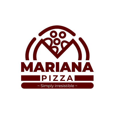 Mariana Pizza Logo Concept branding graphic design logo