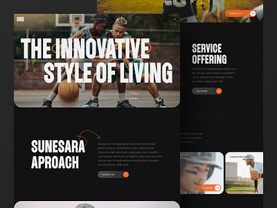 Agency for Athletes - Website clean design design services inspiration interface landing page service site sport startup ui ux web web design web page webdesign website