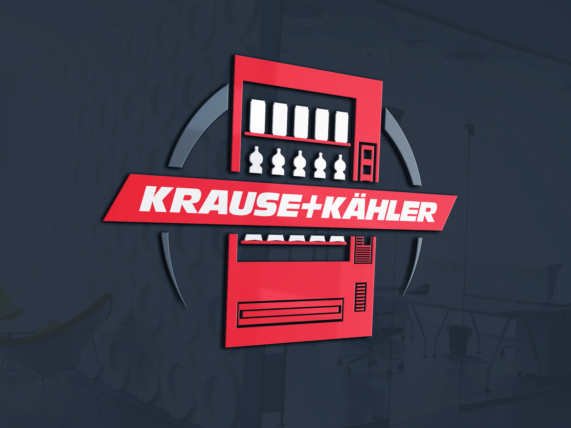 Vending Machine Logo 3d branding business businesslogo customlogo eps illustrator kk logo logodesign logotype machine online shop snack store vector vend vending vendingmachine