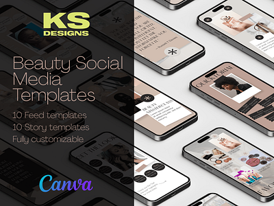 Upcoming FREE social media templates beauty canva design free graphic design minimal mobile neutral social media templates