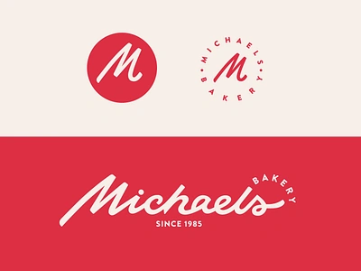 Michaels Bakery bakery branding calligraphy custom design dribbble flow handtype handwritten identity lettering logo original premium script type unique visualidentity wordmark