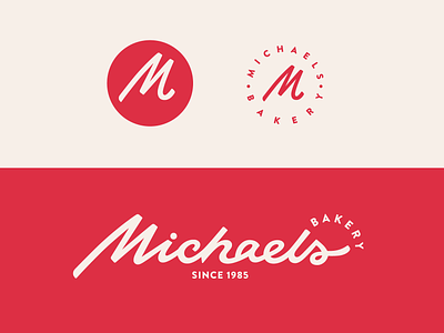 Michaels Bakery bakery branding calligraphy custom design dribbble flow handtype handwritten identity lettering logo original premium script type unique visualidentity wordmark