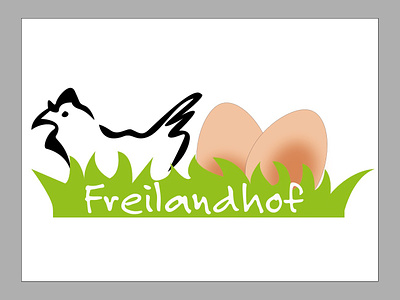 Logo for chicken farm