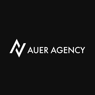 Auer Agency branding graphic design logo ui