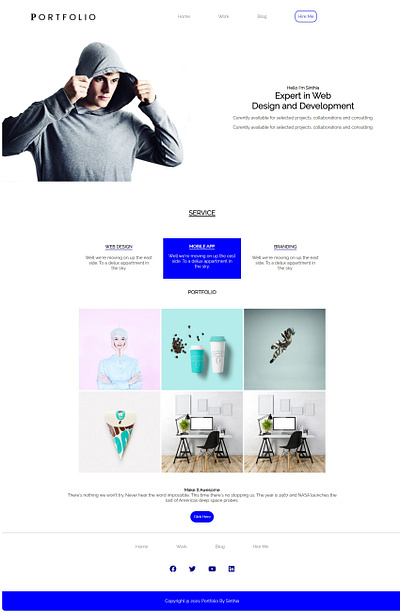 Website portfolio UI/UX branding graphic design ui website design