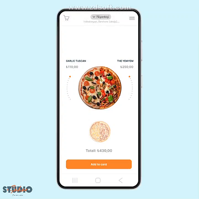 UI Pizza App Design