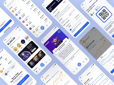 Crypto Exchange adobe xd animation app ui design branding dashboard design illustration logo softui ui ux
