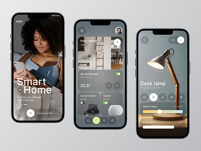 Host - Smart Home Mobile App app automation clean control design home house innovation iot light mi home mobile app smart smarthome technology ui ux