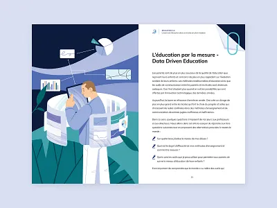 Technology and education 2d art book book layout book page character characters design ebook education graphic design illustration page layout smart spot illustration tech technology