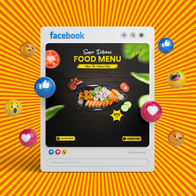 Social media poster branding creative design food graphic design grow marketing media modern photoshopdesign poster restaurent social socialmdia