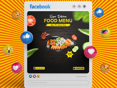 Social media poster branding creative design food graphic design grow marketing media modern photoshopdesign poster restaurent social socialmdia