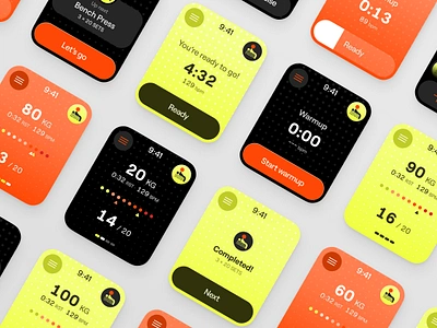 WatchOS ⌚️ apple watch fitness jim designs jimdesigns jimdesigns.co product design ui watchos workout