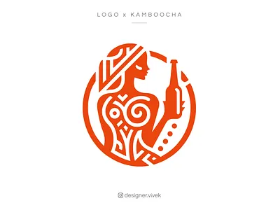 Kamboocha Logomark animation bar logo branding elegant logo graphic design illustration logo logomark pub logo symbol symbol icon ui