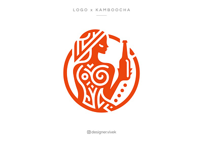 Kamboocha Logomark animation bar logo branding elegant logo graphic design illustration logo logomark pub logo symbol symbol icon ui