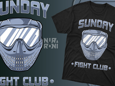 🎨🔫 Unleash the Paintball Fury with "Sunday Fight Club" 🔥🤘 branding cartoon character clothing design esport game graphic design hobby illustration merch design merchandise outdoor outdoor game paintball paintballer shooting sport sunday fight club tshirt design vector