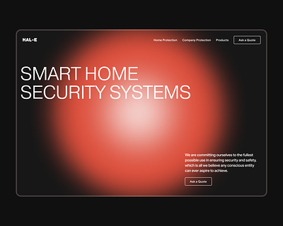 Home Security Systems Landing Page branding design graphic design home home page landing page ui ux ux design web design webdesign website website design