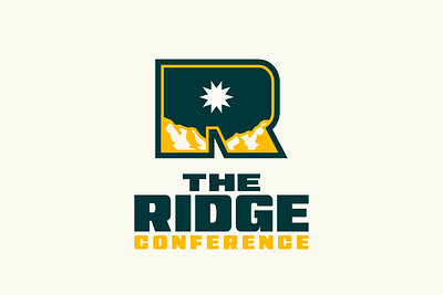 The Ridge Conference appalachians branding college football football graphic design illustration logo mountain ncaa