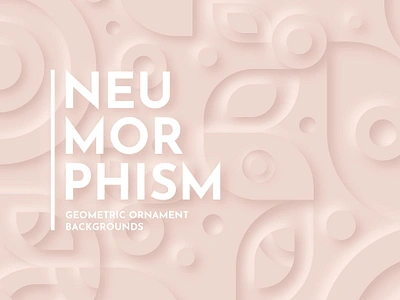 Neumorphism - Geometric Backgrounds abstract background decoration elegant geometric illustration layered psd minimalist neomorphism neumorphism ornament pattern psd shadow shape tender wallpaper