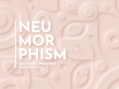 Neumorphism - Geometric Backgrounds abstract background decoration elegant geometric illustration layered psd minimalist neomorphism neumorphism ornament pattern psd shadow shape tender wallpaper