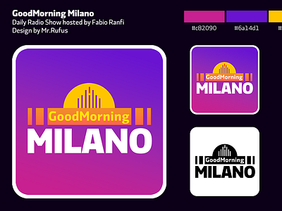 Daily Radio Show Design Identity app broadcast fm milano onair podcast radio show urban web