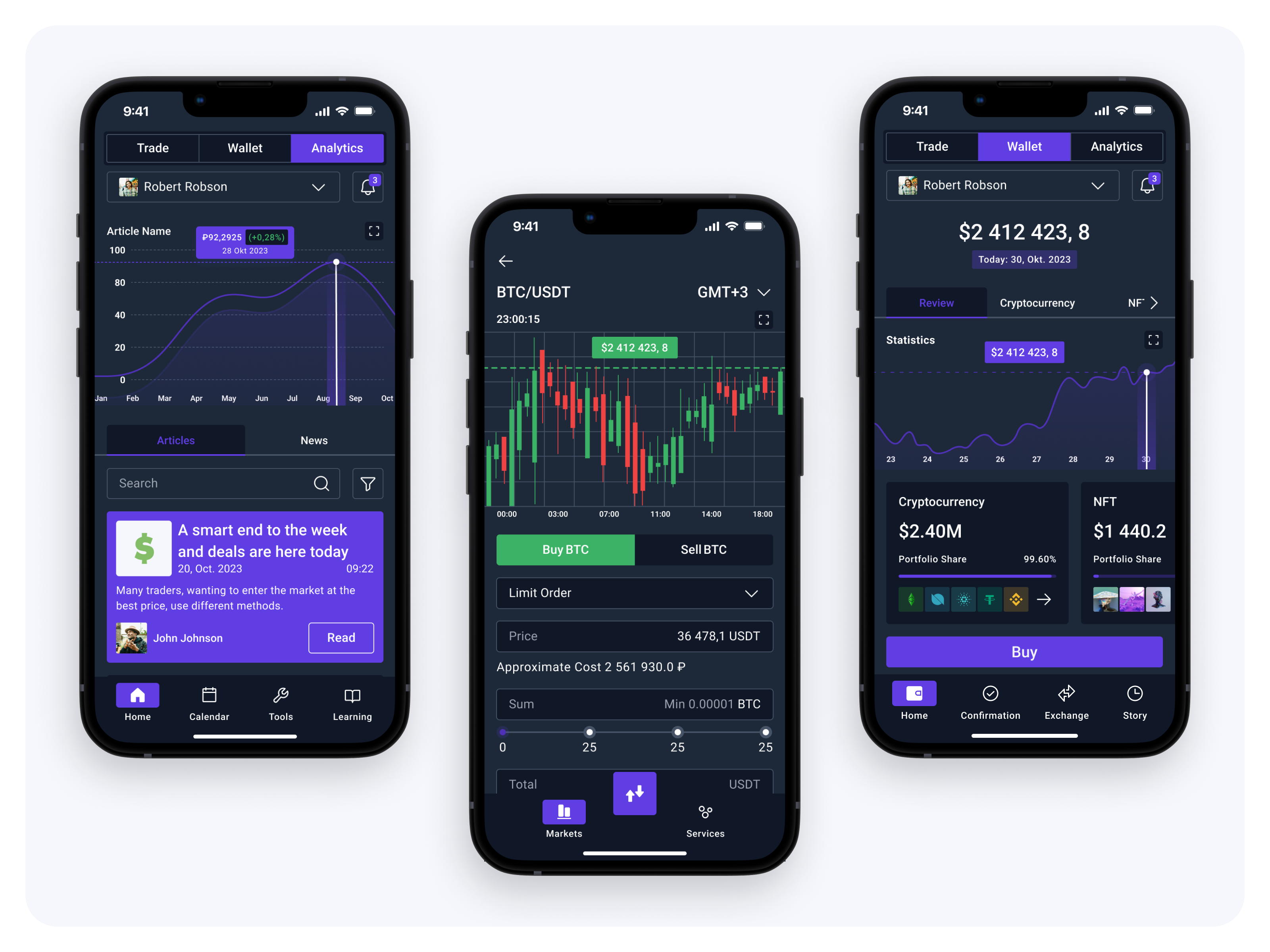 Example of UPPER — Mobile App