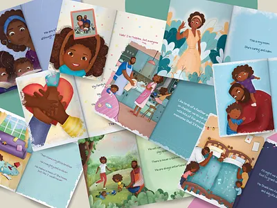 Children's Book - "Little Pebble - My Family" book children childrenbook digitaldraw drawing graphic design illustration illustrator ipad procreate