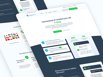 AI chatbots - Product page ai ai chatbots chatbot design graphic design helpdesk landing page product page ui ux vector web design