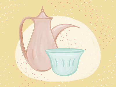 Arabic coffee dallah arabic arabic coffee dallah coffee dallah illustration illustrator