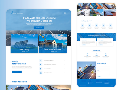 Solar Services - Web design design ui web webdesign
