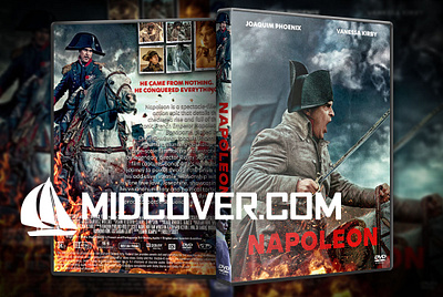Napoleon (2023) DVD Cover design dvd dvdcover dvdcustomcover photoshop