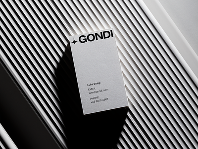 GONDI - Branding brandguidelines branding brandmaterials businesscards design graphic design illustration layout logo logo design logomark minimal minimalist modern presentation typography ui vector whitespace