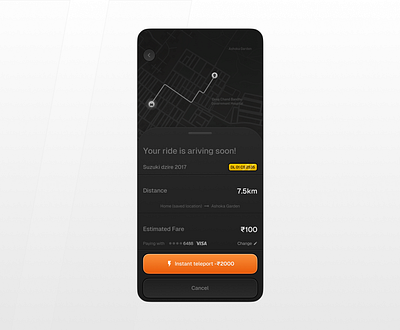 Uber but you can instant teleport to your destination 🪄 branding graphic design ui