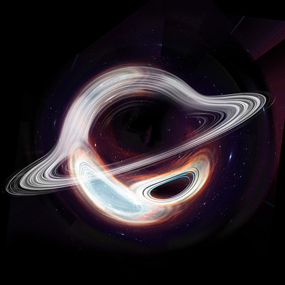 Black Hole art blackhole design digitalart graphic design photoshop space spacetime universe whitehole