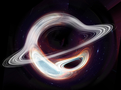 Black Hole art blackhole design digitalart graphic design photoshop space spacetime universe whitehole