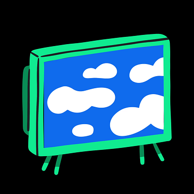 The telly box busuu sky television tv video