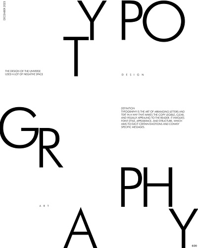 Typography Series graphic design illustration layout typography