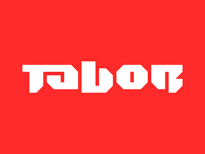 Tabor brand branding fps game gaming graphic design logo logo design logotype logotype design logotype exploration red shooter vr gaming