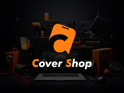 Cover Shop Logo Design branding design illustration logo logo design logo designer logo folio logo mark logos ui