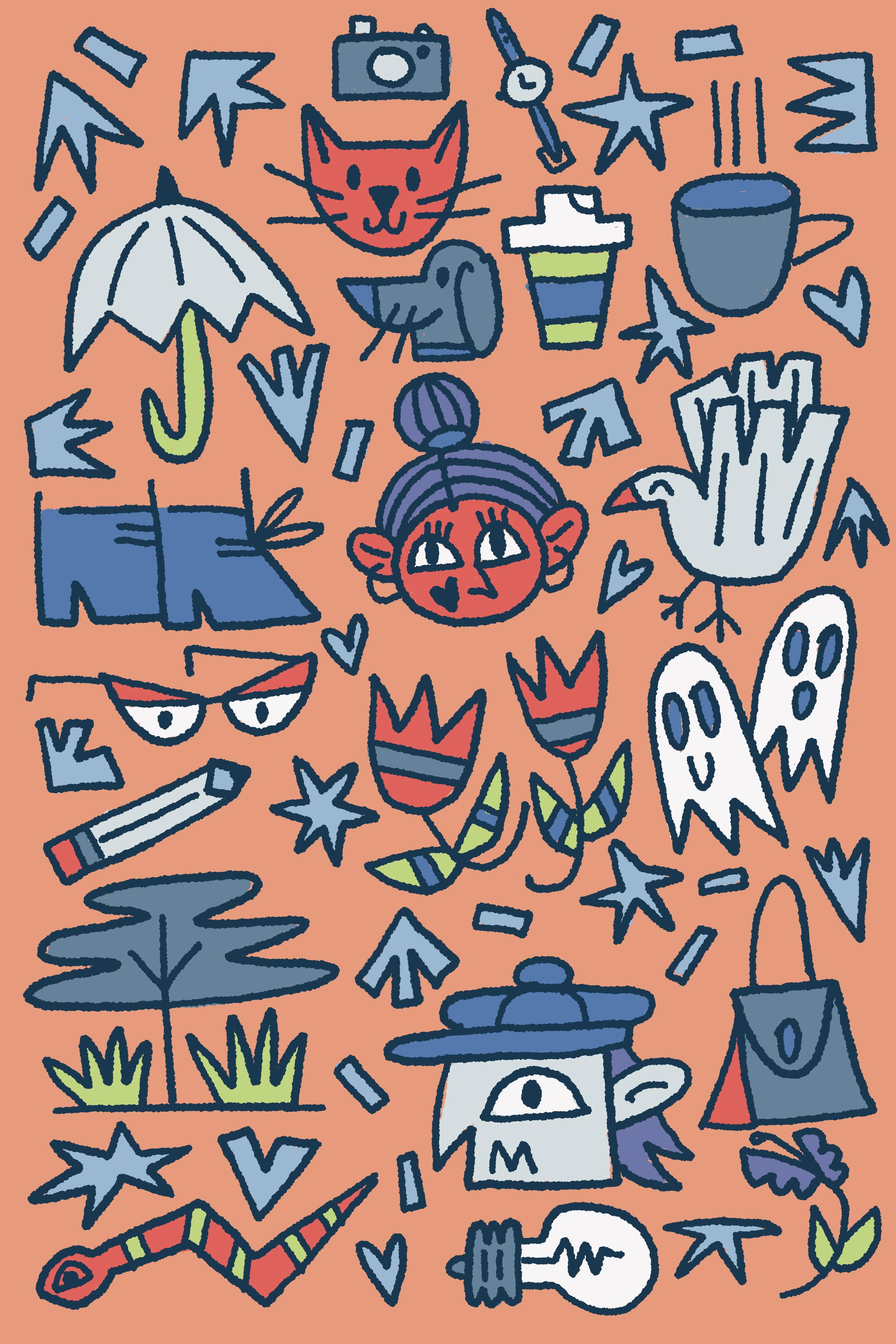 Style Study character character design character illustration color design illustration illustration exercise spot illustration style