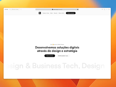 Seifert Design - Basic animation clean design interface light modern ui web design