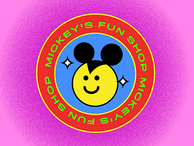 Mickey's Fun Shop brand identity branding e commerce fun graphic design logo print print design