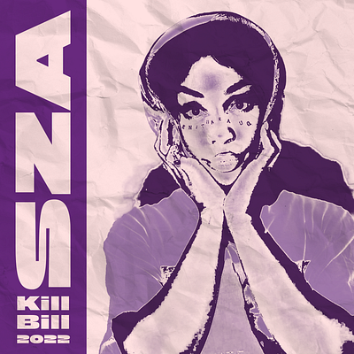 SZA | Kill Bill cover graphic design music photoshop single sza