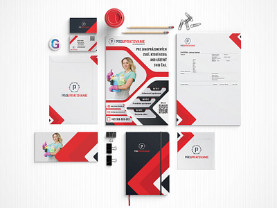 Corporate identity Proupratovanie bra branding design graphic design illustration vector
