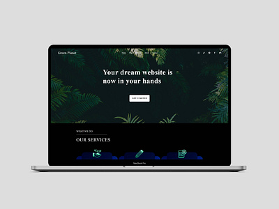 Green planet - Squarespace website template, minimalist template design designed template graphic design macbook minimal template minimalist template squarespace squarespace theme squarespace website squarespace website template template ui ux web web design website website design website design template website theme