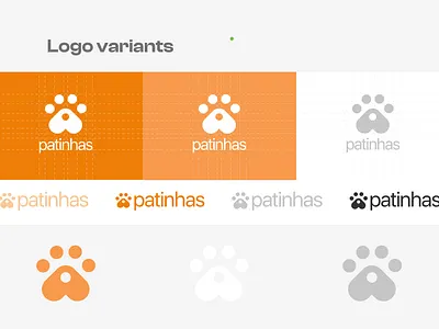 Patinhas App | Logo Design | Pet Adoption Application app branding design illustration logo mobile pet pets ui ui design ux ux design