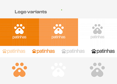 Patinhas App | Logo Design | Pet Adoption Application app branding design illustration logo mobile pet pets ui ui design ux ux design