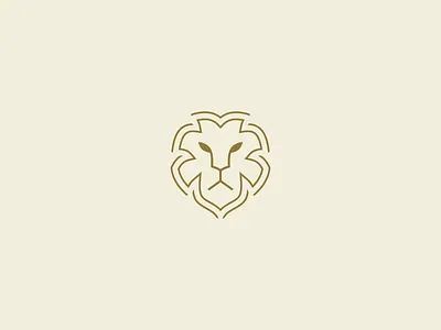 Minimal lion head animal brave design head jungle lion logo logo design logoground minimal minimalist simple